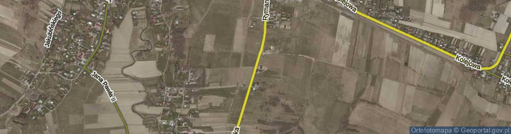 Zdjęcie satelitarne Rymanowska ul.